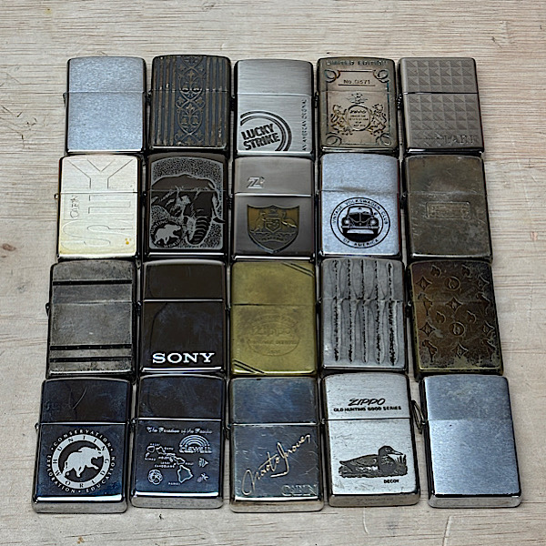 【吉川市 吉川】 zippo  ジッポ 大量 コレクター を出張買取しました